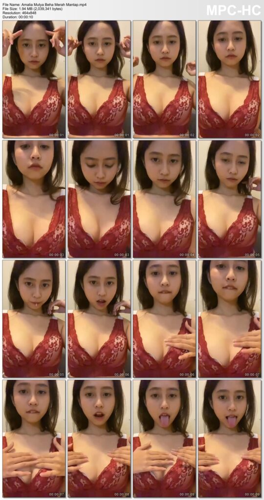 Amalia Mutya Beha Merah Mantap 