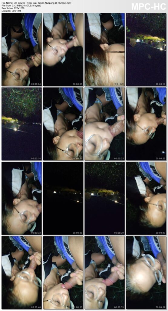 Ola Cewek Hyper Gak Tahan Nyepong Di Rumput