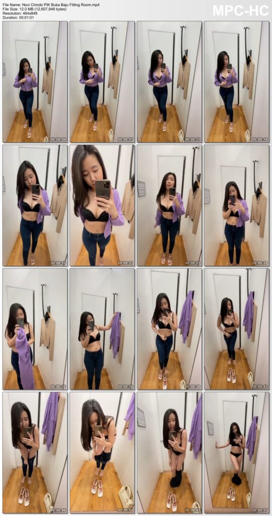 Novi Chindo PIK Buka Baju Fitting Room 